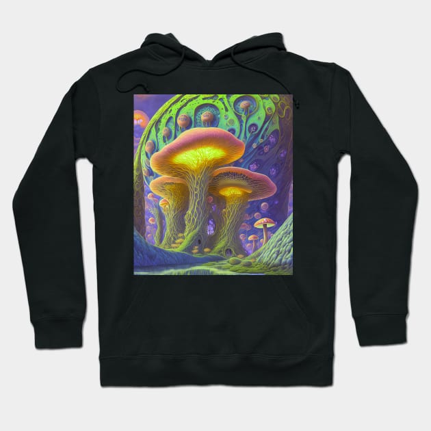 Everyone Know Mushroom Planet Over The Next Hoodie by Infinity Painting